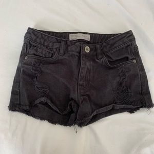 Zara Girls denim collection shorts